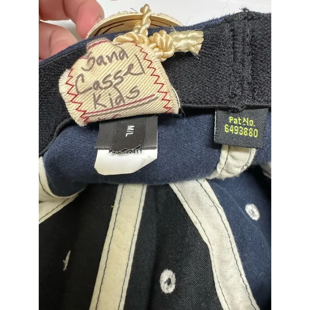 Sand Cassel Kids Boys Hat Size M/L Navy‎ Blue Baseball Stretchy Style Goorin Bro
